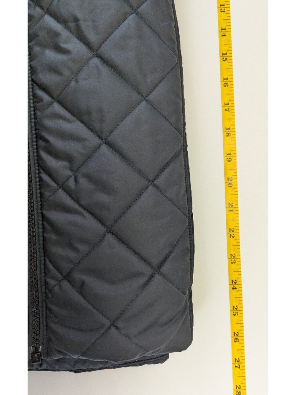 Columbia Womens XL Quilted Jacket Hooded Black Copper Crest Fleece Lined Coat - Picture 12 of 13